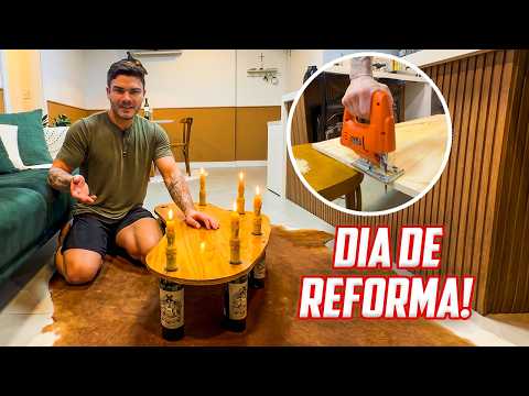 TIREI O DIA PARA FAZER REFORMAS AQUI EM CASA!