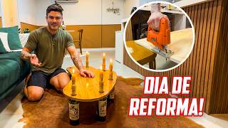 TIREI O DIA PARA FAZER REFORMAS AQUI EM CASA!