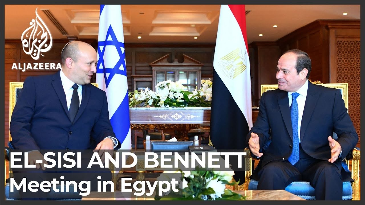 رئيس الوزراء الإسرائيلي بينيت يلتقي الرئيس السيسي في مصر
