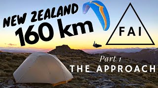 160km Backcountry Triangle | Part 1 The Approach | Vol Biv Paragliding New Zealand