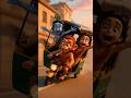 Bal Hanuman Krishna 3D Animation | Auto Driving | 3D Cartoon Short | #shorts #treanding #shortfeed