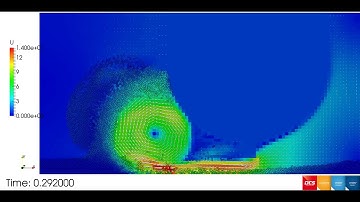 Ship / soil interaction with CFD-DEM