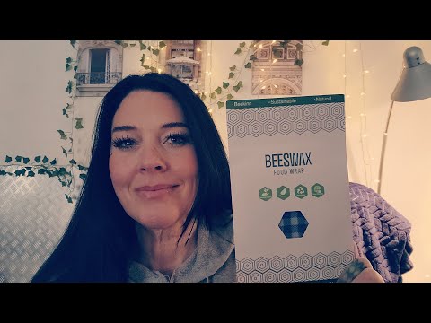 ASMR- Beeswax Wraps (The BEST Sticky, Crunchy, Crinkly Sounds!) 🐝