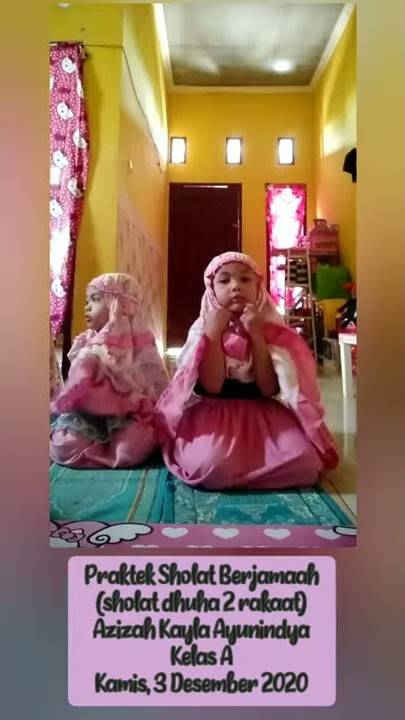 praktek solat ank tk...selama BDR