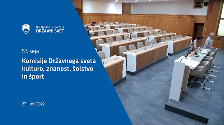 57. seja Komisije Državnega sveta kulturo, znanost, šolstvo in šport