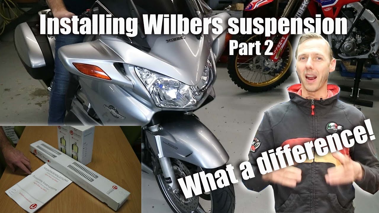 Installing Wilbers suspension in the ST 1300 (part 2 of 3) YouTube