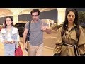 Bollywood celebrities snapped for media outside mumbai airport  ranbir  alia  warina