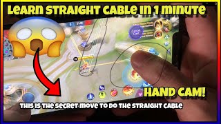 LEARN STRAIGHT CABLE IN JUST 1 MINUTE BY DOING THIS STEP | MLBB