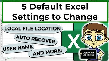 Five Microsoft Excel Settings You MUST Change (Save Time & Stress!)