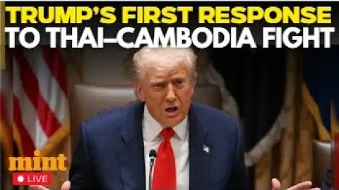 Trump LIVE: US President  Trump Makes HUGE Claim On Thai-Cambodia Clash | US News LIVE