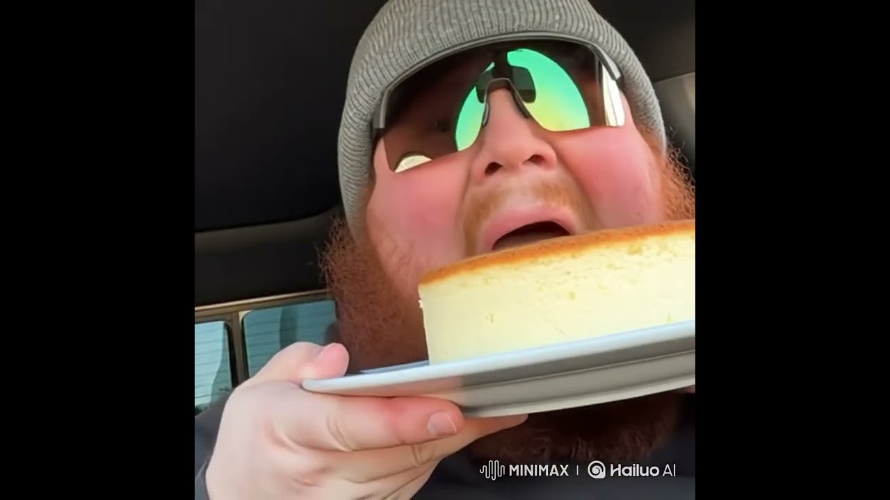 Caseoh eats an entire cheesecake 🍰 