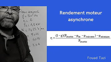 Comment calculer le rendement d'un moteur asynchrone ?