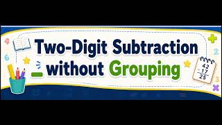 Two Digit Subtraction for Kids | No Regrouping | Grade 1 2 Maths | 2 Digit Subtraction Without Carry