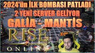 RİSE ONLİNE 2024 - 2 ADET YENİ SERVER Geliyor .... !! - Sesli Bilgiler TR