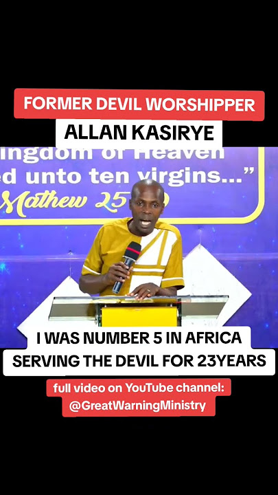 Allan Kasirye Testimony - Former devil worshiper #duet #christianmusic #automobile