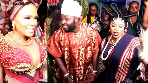 SEE HOW FEMI ADEBAYO, IYABO OJO, ENIOLA AJAO STEAL THE SHOW AT ODUNLADE ADEKOLA ORISA MOVIE PREMIERE