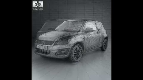 3D Model Suzuki Swift hatchback 3-door 2014 at 3DExport.com