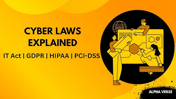 Cyber Laws Explained | IT Act, GDPR, HIPAA & PCI-DSS | Data Privacy & Security
