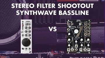 Stereo Eurorack Filter Shootout - Synthwave Bassline