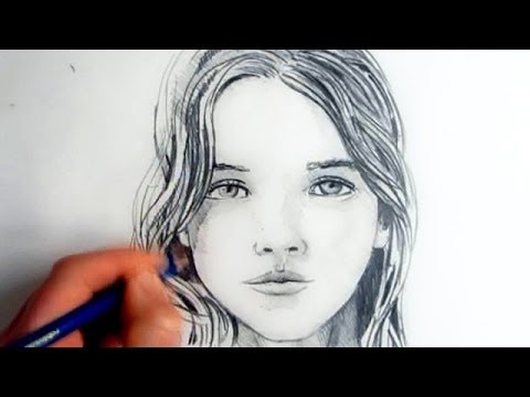 Girl Face Drawing - How To Draw A Girl Face Step By Step