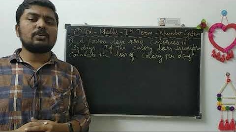 7th Standard Maths - 1 st Term - Number System - Exercise 1.4 - Q.No:- 5,6,7,8,9 & 10 - (Live)- [L3]