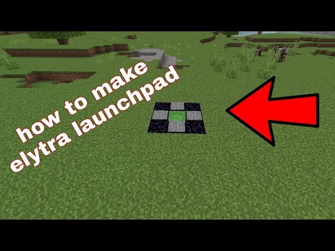 How to make elytra launchpad easy tutorial