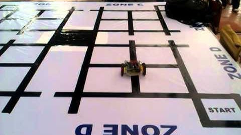 Maze solver robot