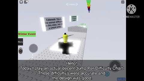 Jump Per Difficulty Chart Obby (Stages 1-17) (Mobile) (JPDCO)