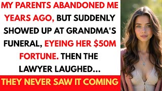 My Parents Abandoned Me, But Showed Up at Grandma’s Funeral for Her $50M. Then the Lawyer Laughed...