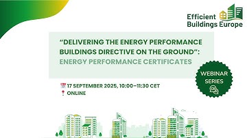 Delivering the EPBD: Energy Performance Certificates (EPCs)