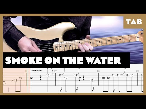 Smoke on the Water Deep Purple Cover | Guitar Tab | Lesson | Tutorial