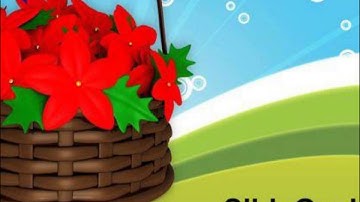 basket full of flowers nature powerpoint templates ppt backgrounds for slides 0513