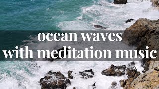 OCEAN WAVES AMBIENCE WITH MEDITATION MUSIC RELAXING by The Calming Cafe 77 views 1 year ago 1 hour, 55 minutes
