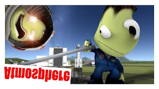 Kerbal Space Program but the atmosphere is upside down...