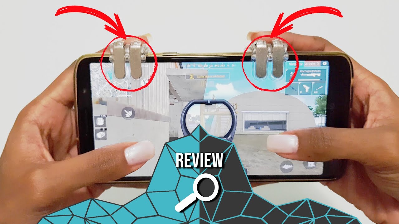 🎮 Botões L1 L2 e R1 R2 para jogar PUBG, Free Fire e COD no celular ...