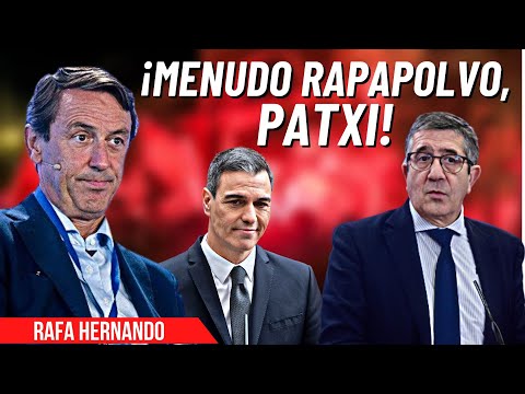 Rafa Hernando sacude a Patxi López por sus chuscas medidas: “Hacen el paripé para intimidar”