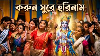 নয়ন ঝরে কৃষ্ণ নামে | মধুর হরিনাম | Hare Krishna Kirtan | Most Powerful Harinam | Kirtan Mela Iskcon