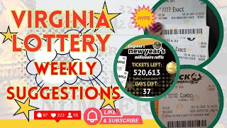 Virginia Lottery Weekly Suggestions January Week Four 2026 Weekly Hot Numbers 