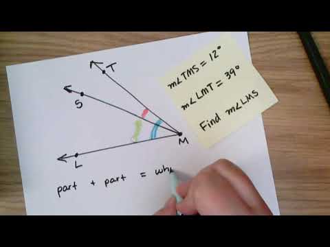 Angle Addition Postulate explained with examples