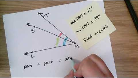 Angle Addition Postulate explained with examples