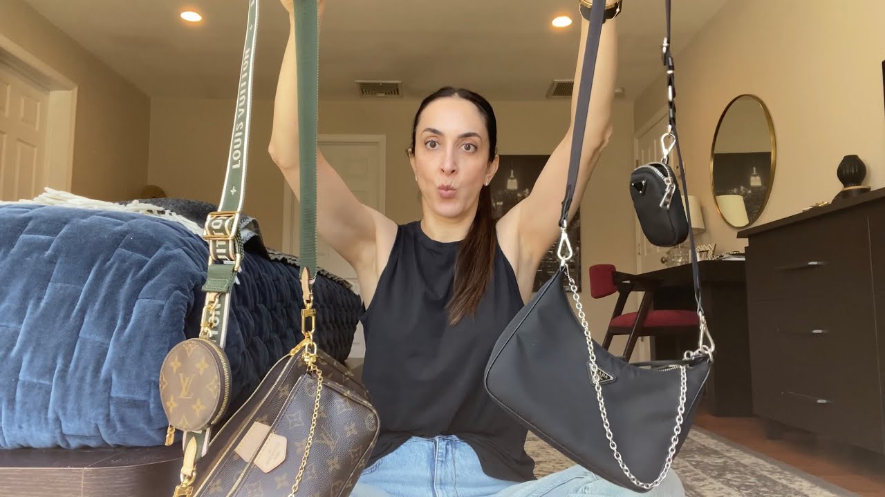 LOUIS VUITTON MULTI POCHETTE ACCESSOIRES VS PRADA