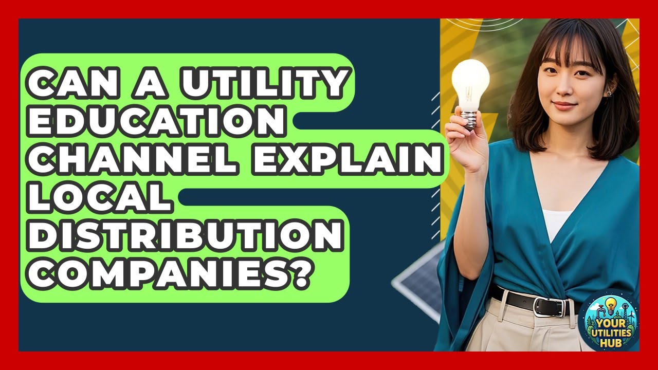 Can a Utility Education Channel Explain Local Distribution Companies? - Your Utilities Hub