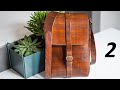 [2/2] Making a sturdy EDC hip bag / satchel - Vegtan leather DIY