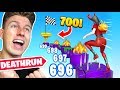 Der 700 LEVEL NO SKIN Deathrun in Fortnite...