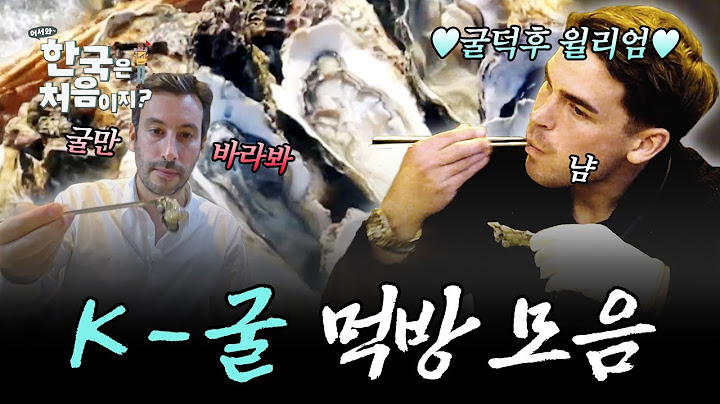 (1시간) 굴무침부터 굴삼합에 굴보쌈까지!🦪 굴로 먹을 수 있는 모든 조합은 다 모였다🤤 K-굴 먹방 모음! | #어서와한국은처음이지 | #MBCevery1 | EP.177 외
