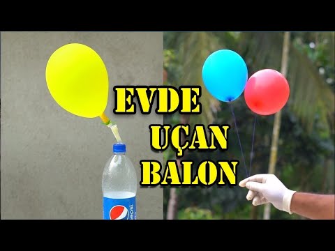 Evde Uçan Balon Nasıl Yapılır ? (Helyumsuz) Çılgın Deneyler 4 - OYUNCAK HEDİYE TV