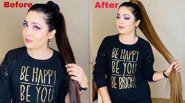 Ariana Grande Ponytail|| (INH)-Insert Name Here||How To Apply And Review|Marjia Nitu