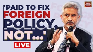 S Jaishankar's Mega Interview | Jaishankar On India China Ties | India Today Conclave 2024 | LIVE