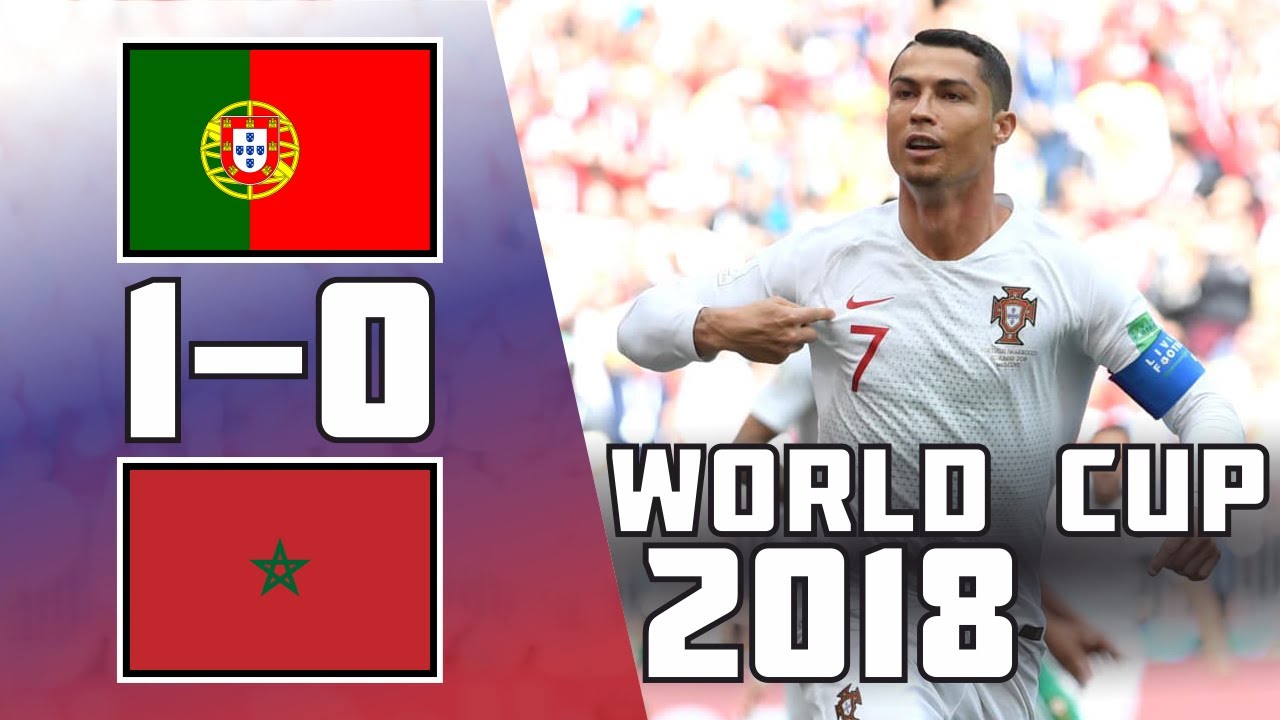Used Sammler Ticket FIFA World Cup 2018 #19 Portugal Morocco Marokko