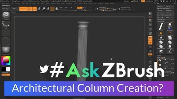 #AskZBrush: “How can I create an architectural column in ZBrush?”